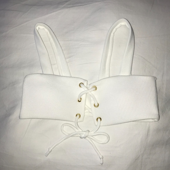 White Bikini Top - Picture 1 of 2